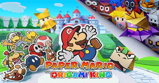 Chống lại đội quân giấy của vua Origami trong game Paper Mario: The Origami King