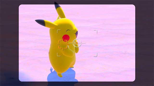 Take a picture of a Pokemon to complete your own Pokémon Photodex