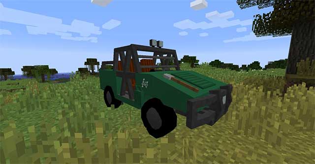 MineJurassic Vehicles Mod sẽ thêm vào Minecraft một loạt các phương tiện từ Jurassic Park