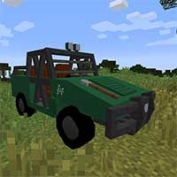 MineJurassic Vehicles Mod