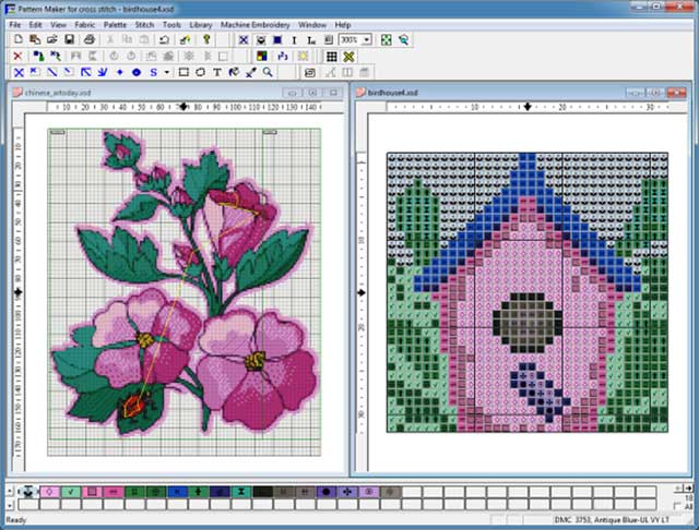 Pattern Maker cho phép bạn tạo các mẫu cross-stitch để làm chart thêu chữ thập