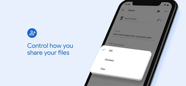 Secure and fast file sharing from Google Drive
