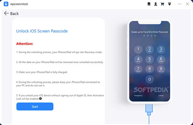 ApowerUnlock giúp bạn xóa mật khẩu, mở khóa mật mã vân tay hoặc Touch ID