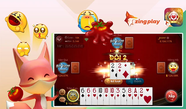 Hỗ trợ chat với bạn bè trong quá trình chơi game ZingPlay Tiến Lên