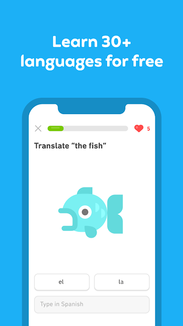 Learn 35+ new languages ​​with Duolingo