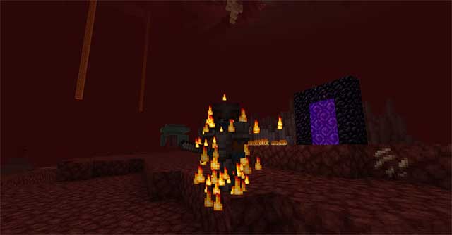 Enderium đi kèm với hiệu ứng Enderman trong khi Netherite sẽ tạo ra các tia lửa