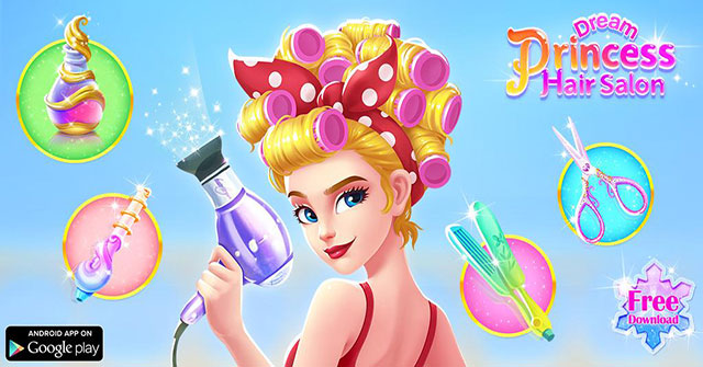 Princess Dream Hair Salon cho iOS  - Game tiệm làm tóc mơ ước của công  chúa