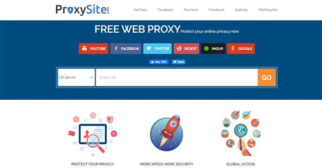 ProxySite – Truy cập các trang web bị chặn – Download.com.vn