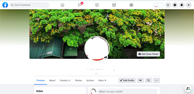 Personal profile page also redesigned on New Facebook