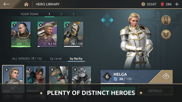 Each hero has different special skills