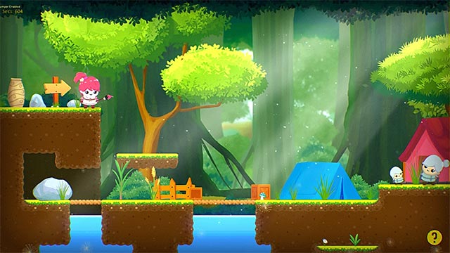 Phiêu lưu qua nhiều vùng đất khác nhau trong Super Cute Alien game