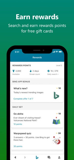 Search with Bing Search and get rewarded