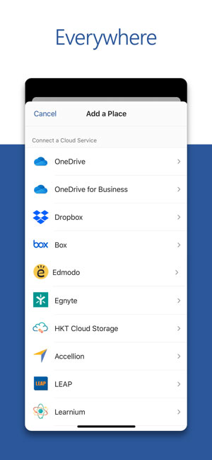 Sync documents to the cloud