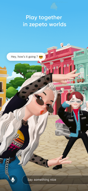 Playing together in the world of ZEPETO