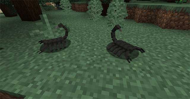 Scorpion Mod 1.15.2 sẽ thêm 3 loài bọ cạp mới vào thế giới Minecraft