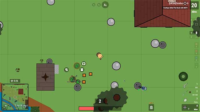 Surviv.io là game đấu trường sinh tử nhịp độ nhanh