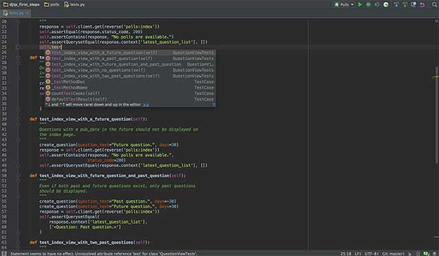 PyCharm supports many programming languages ​​such as JavaScript, TypeScript, Cython,...
