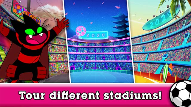 Discover the new stadium in the game Toon Cup 2020