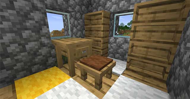 Builders Addition Mod bổ sung vào Minecraft một loạt các khối trang trí mới