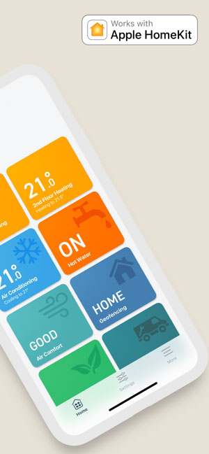 tado for iOS supports multifunction