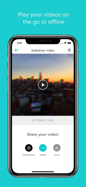 Share share videos on social media