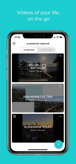 Make simple photo videos with Animoto Slideshow Creator for iOS