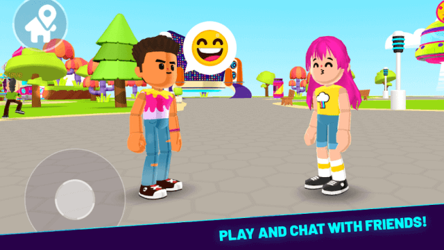 Play and chat with friends