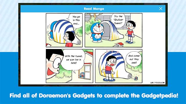Search for magical treasures of Doraemon