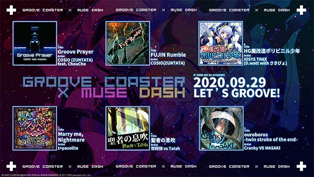 Muse Dash teamed up with Groove Coaster to introduce new characters, new music packs, and exciting events