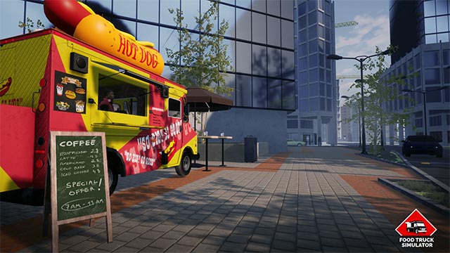 Menu đóng vai trò quan trọng trong Food Truck Simulator game