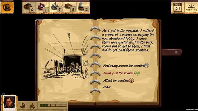 Chuẩn bị cho sự đột nhật của zombie trong game Survival Journals