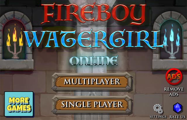 Play Fireboy and Watergirl: Online in offline or online mode