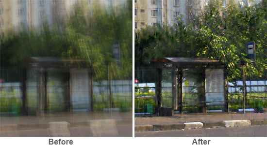 So sánh chất lượng ảnh trước và sau khi dùng Smart Deblur