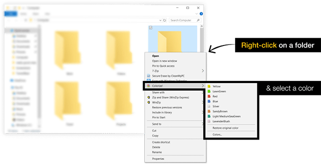 Đổi màu cho icon thư mục trên máy tính qua 3 bước đơn giản cùng Folder Colorizer 2