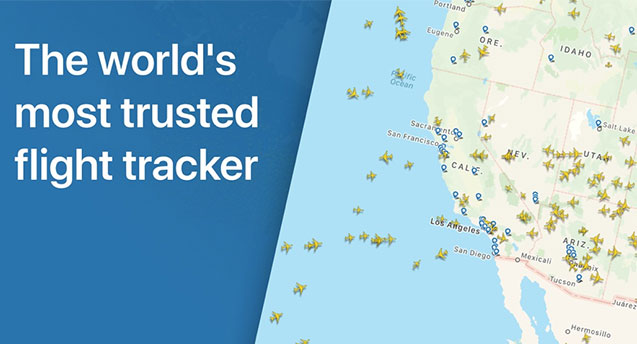  Flightradar24 app is the world's most trusted flight tracking app