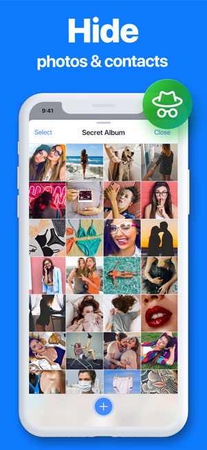 Hide photos, videos, contacts... secrets on Smart Cleaner