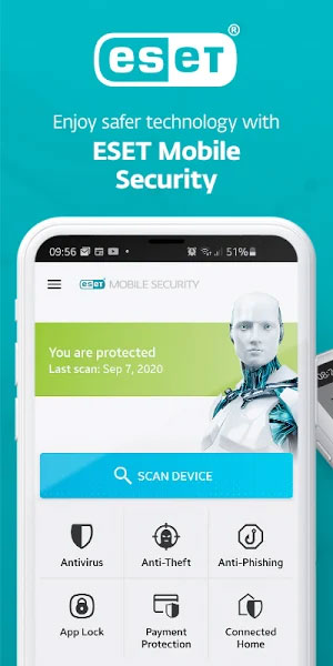Secure your phone with ESET Mobile