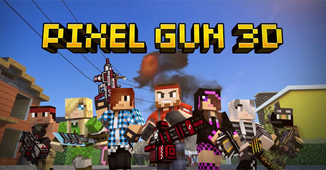 Pixel Gun 3D game continuously updated with new versions with game modes, maps, interesting events