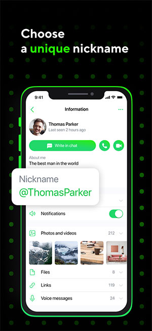 Create your own nickname on ICQ