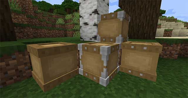 Krate Mod sẽ thêm vô số thùng gỗ (Crate) vào thế giới Minecraft