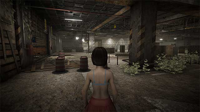 Walking Girl: Dead Parking là game bắn zombie trong không gian khép kín