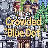 Crowded Blue Dot