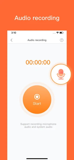 Record audio with DU Recorder Live