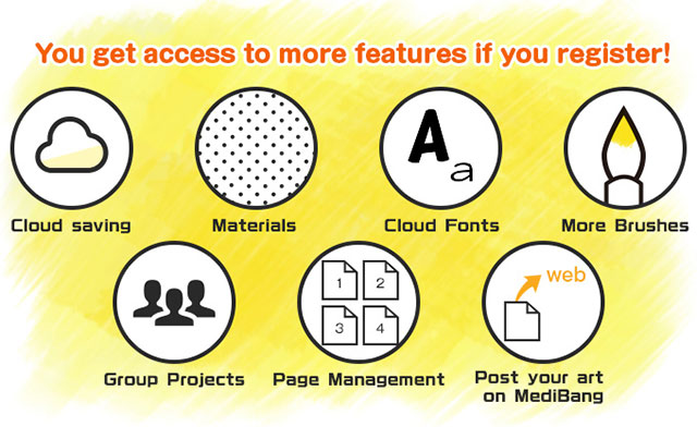Create a free MediBang account to download free resources and use for your artwork
