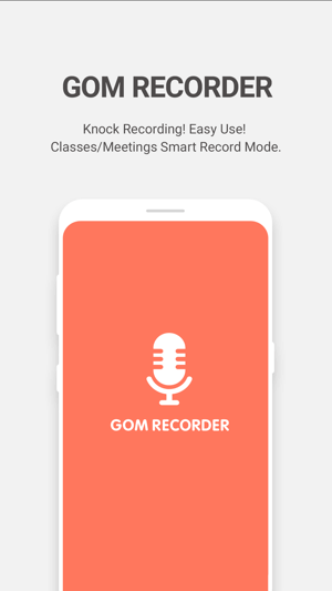 GOM Recorder is a smart voice recorder app on iPhone