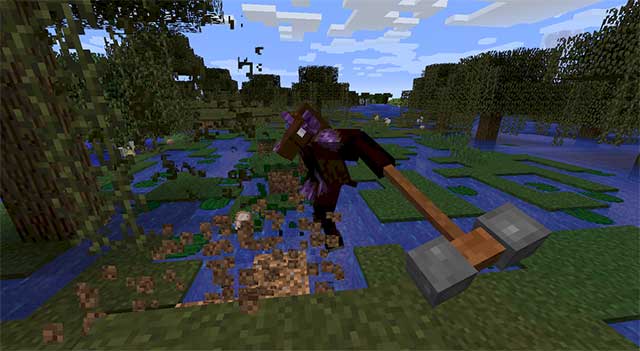 Hàng chục loại vũ khí, áo giáp và độ tạo tác đặc biệt được thêm vào Minecraft