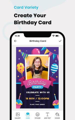 Create a card birthday