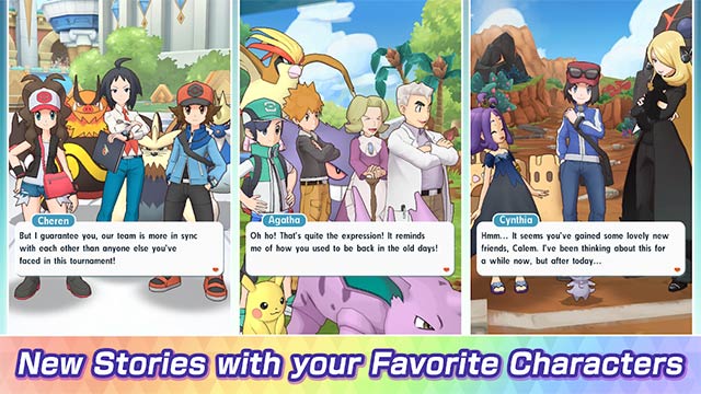 Pokémon Masters EX kết hợp cốt truyện mới với dàn nhân vật thân quen