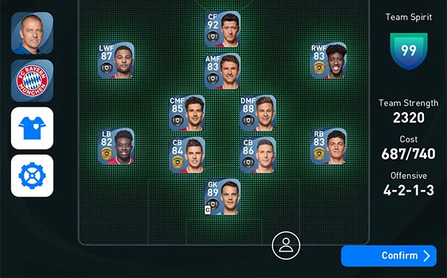 Building an all-star strategic squad in PES Mobile 2021