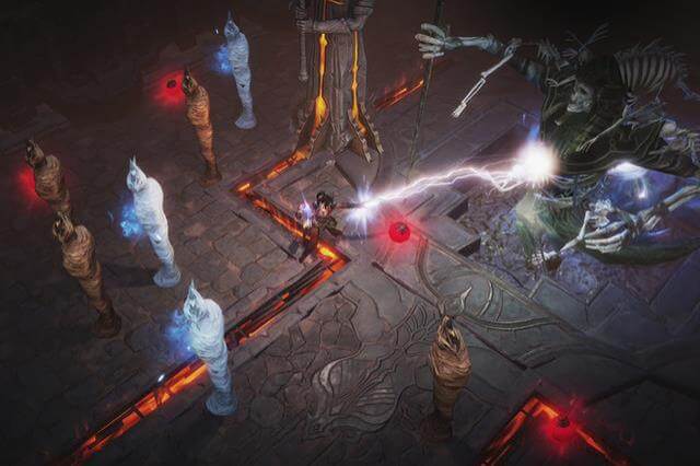 Diablo Immortal is planned to be released soon. village on iOS